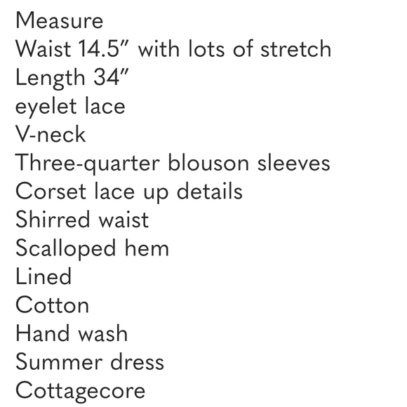 Free People White Eyelet Lottie Dress Creamy Color L - Picture 11 of 11